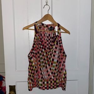 New York & Company 7 Avenue Halter Blouse size XL